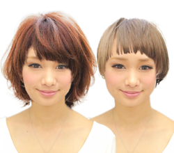 ヘアスタイルの合成